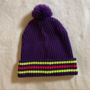 Turtle Fur Purple Winter Hat